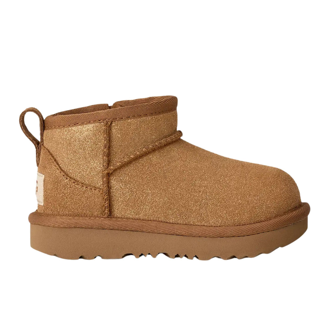 UGG Baby Girls Classic Ultra Mini Dazzle Chestnut