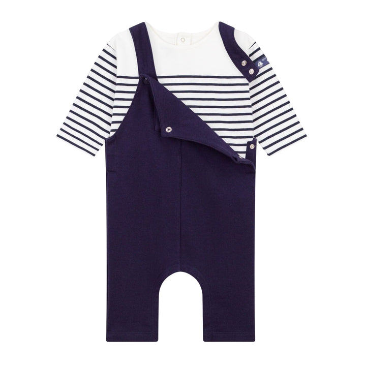 Petit Bateau Baby Boys Salopette Ensemble