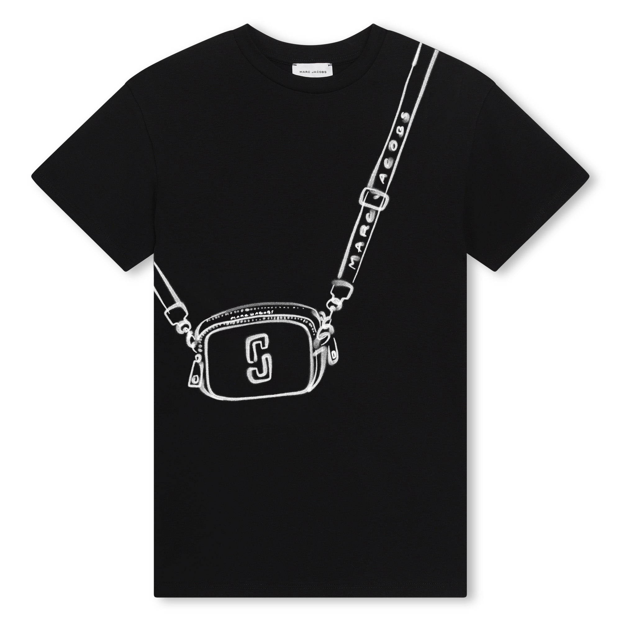 Marc Jacobs Black Snapshot T-Shirt Dress