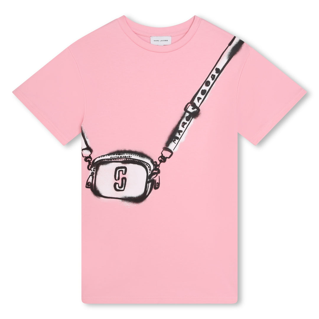 Marc Jacobs Pink Snapshot T-Shirt Dress