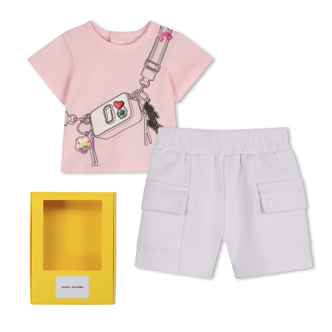 Marc Jacobs Baby Girls Pink & White Ensemble