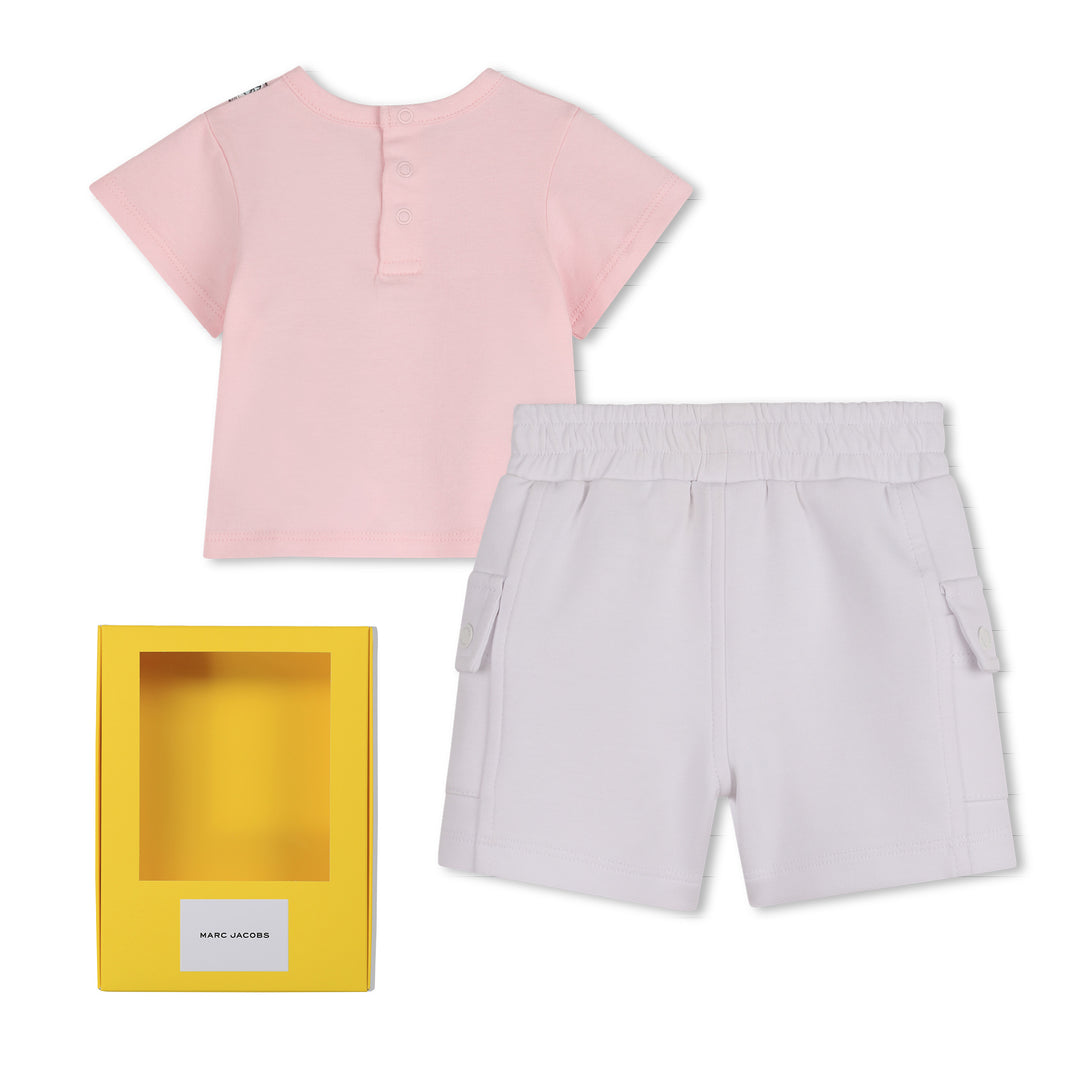 Marc Jacobs Baby Girls Pink & White Ensemble