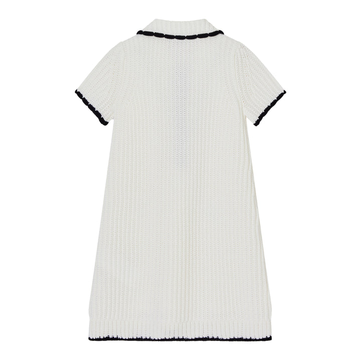 Emporio Armani White Collared Dress