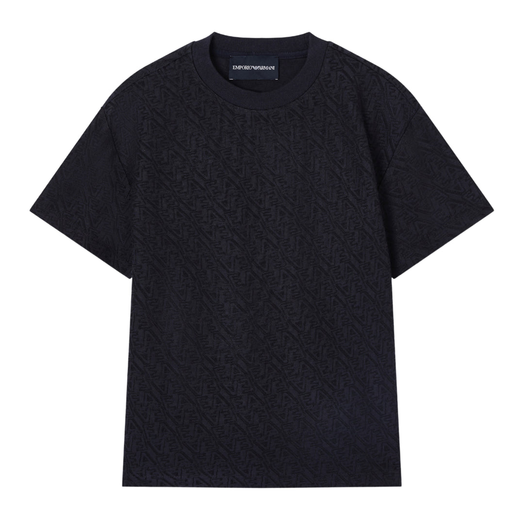 Emporio Armani Printed Navy T-Shirt