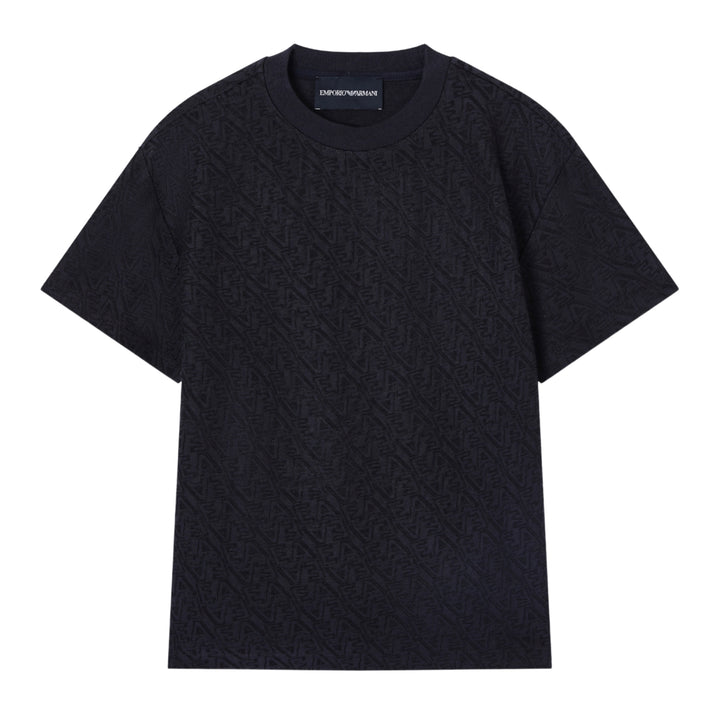 Emporio Armani Printed Navy T-Shirt