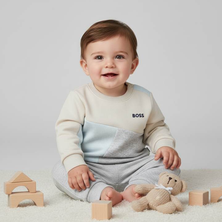 Hugo Boss Baby Boys Colour Block Sweatshirt