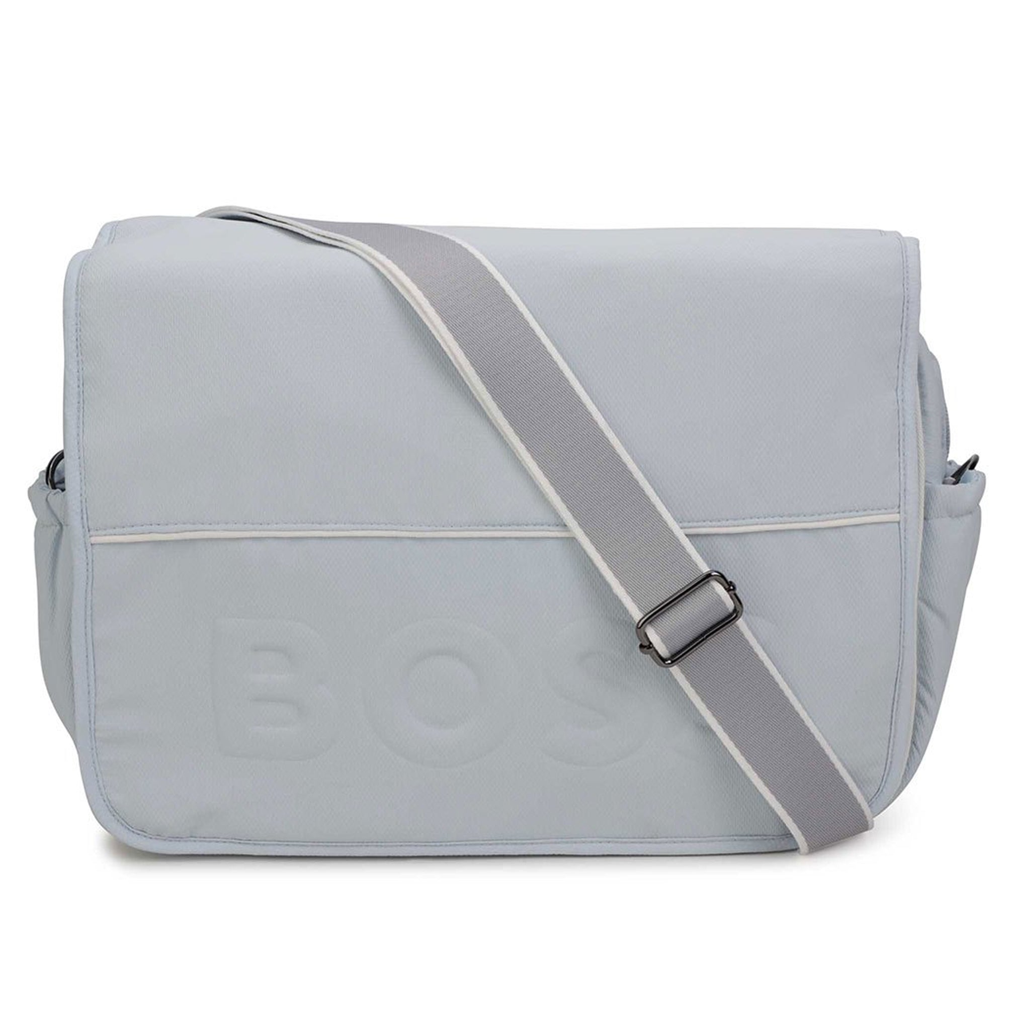 Hugo Boss Blue Silver Diaper Bag