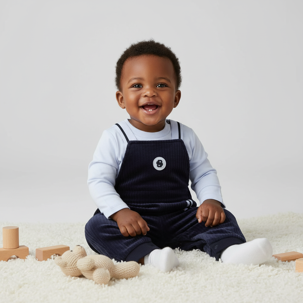 Hugo Boss Navy Overalls Ensemble