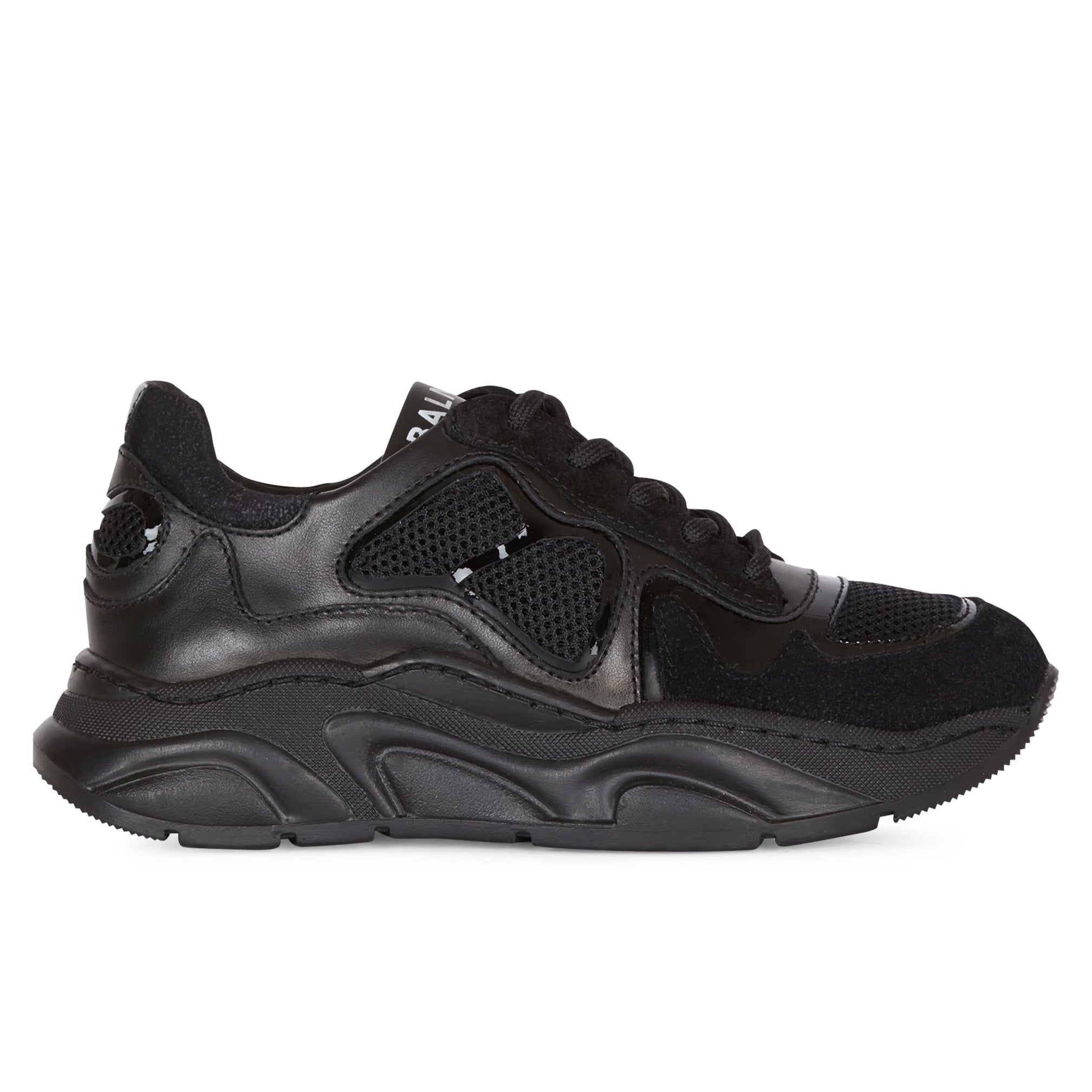 Balmain Black Patent Sneakers