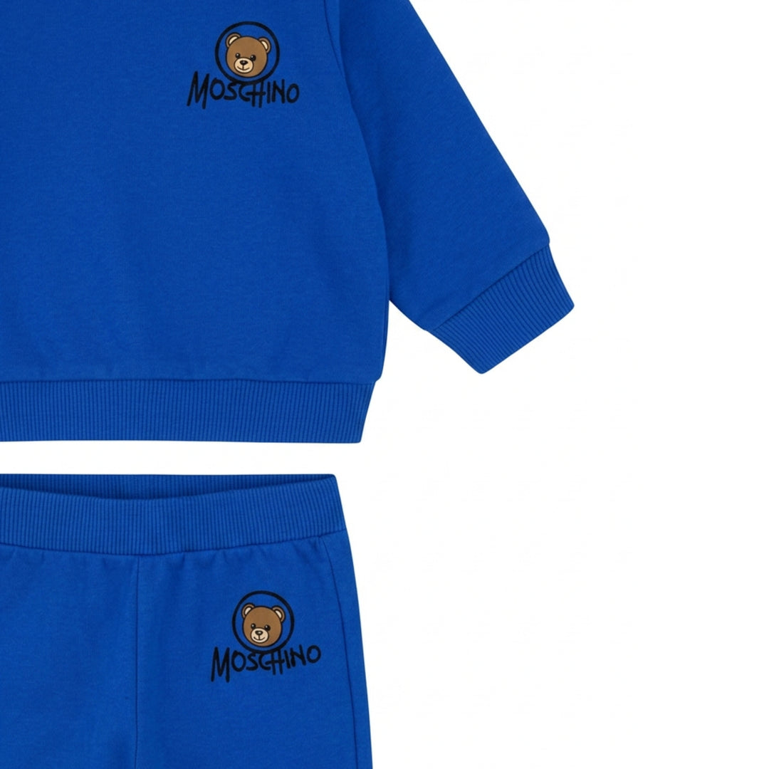 Moschino Baby Boys Royal Blue Ensemble