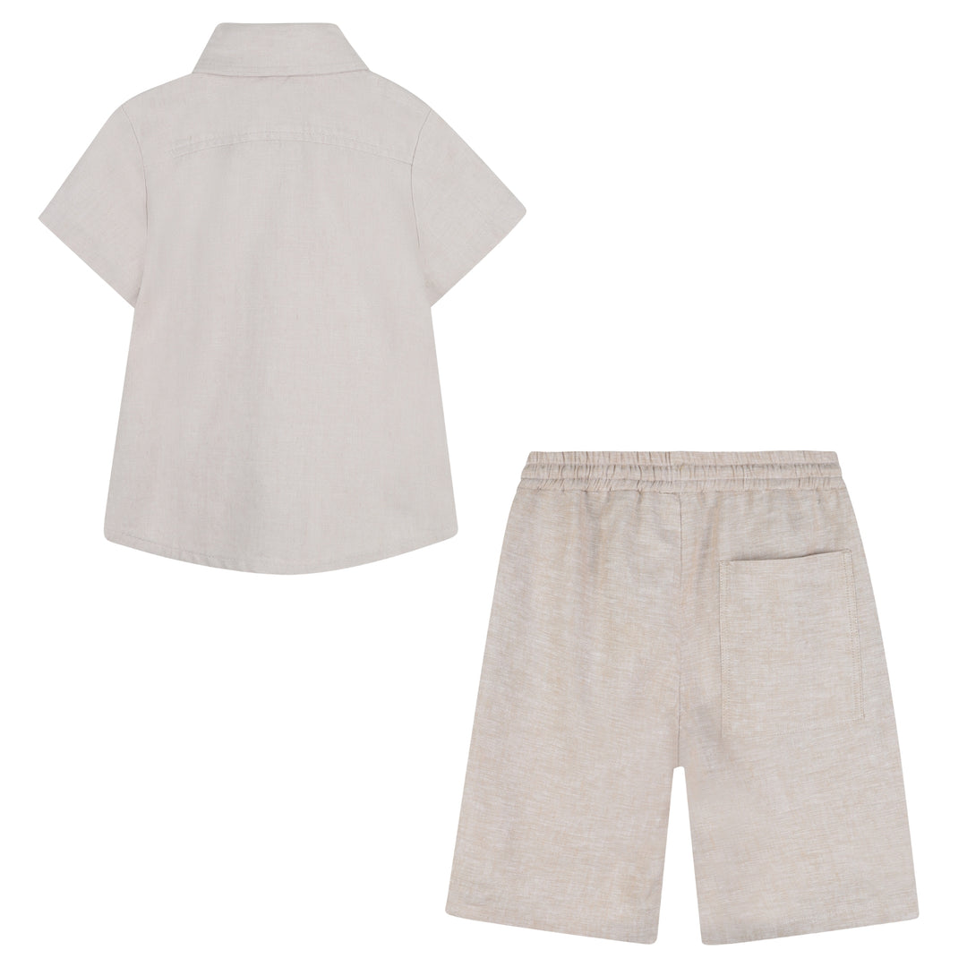 Hugo Boss Baby Boys Linen Ensemble