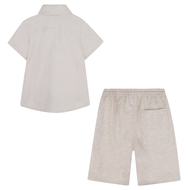 Hugo Boss Baby Boys Linen Ensemble
