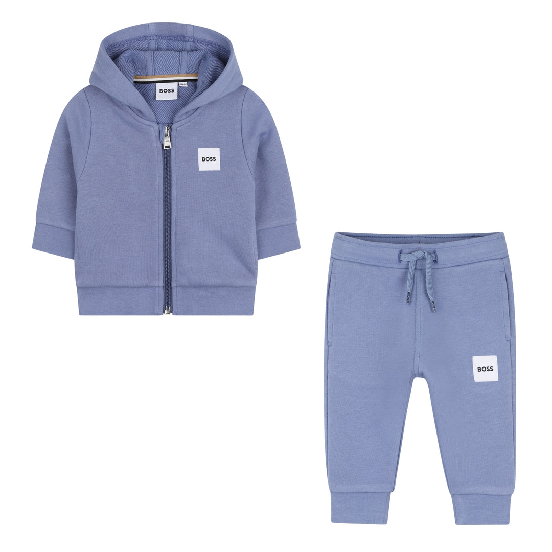 Hugo Boss Baby Boys Lavender Blue Tracksuit