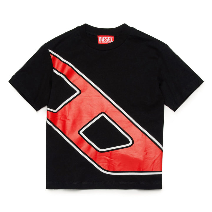Diesel Giant Logo Black T-Shirt