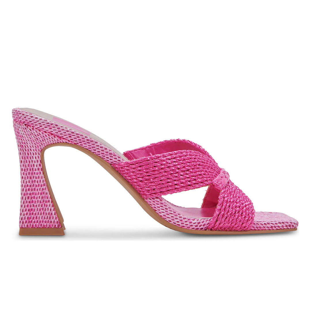 Dolce Vita Womens Nitro Orchid Raffia Heels