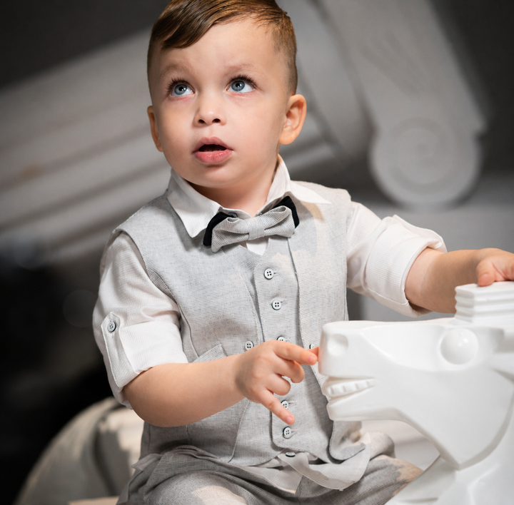 Vinteli Baby Boys Baptismal 5104 Suit