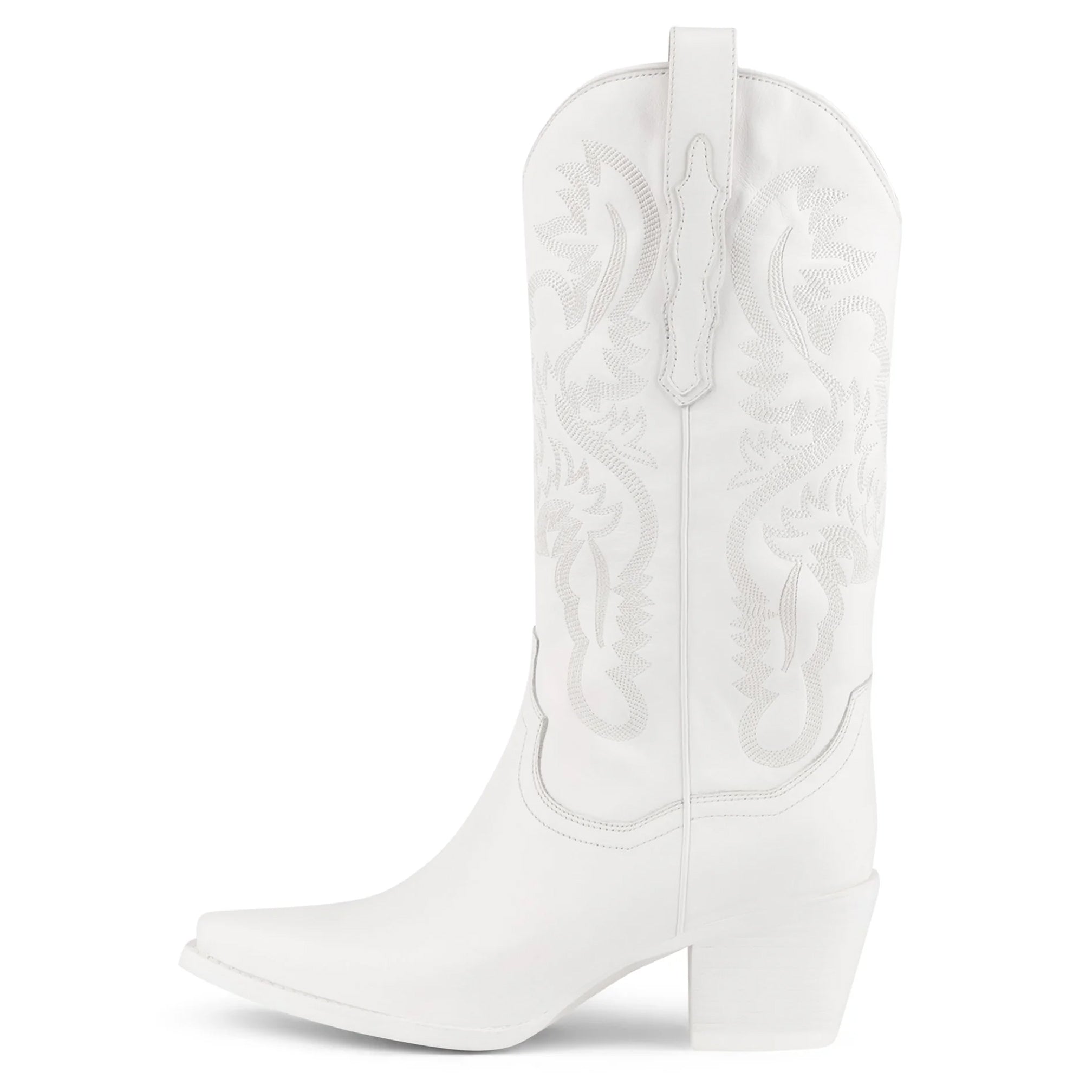 Jeffrey Campbell Womens Dagget White Boots
