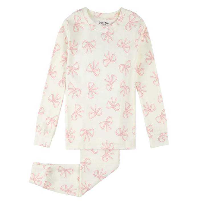 Petit Lem Bows PJ Set