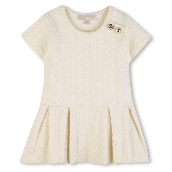 Michael Kors Baby Girls MK Cream Dress