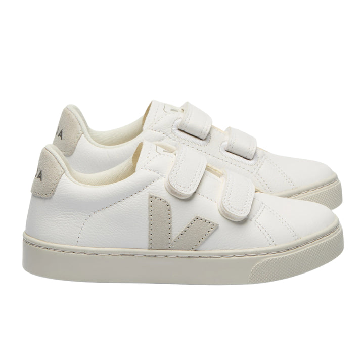 Veja Baby Esplar Leather White Natural Sneakers