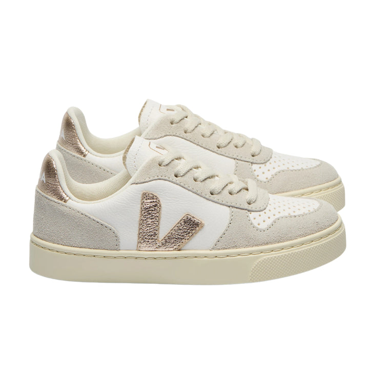 Veja V-10 Leather White Platine Natural Sneakers