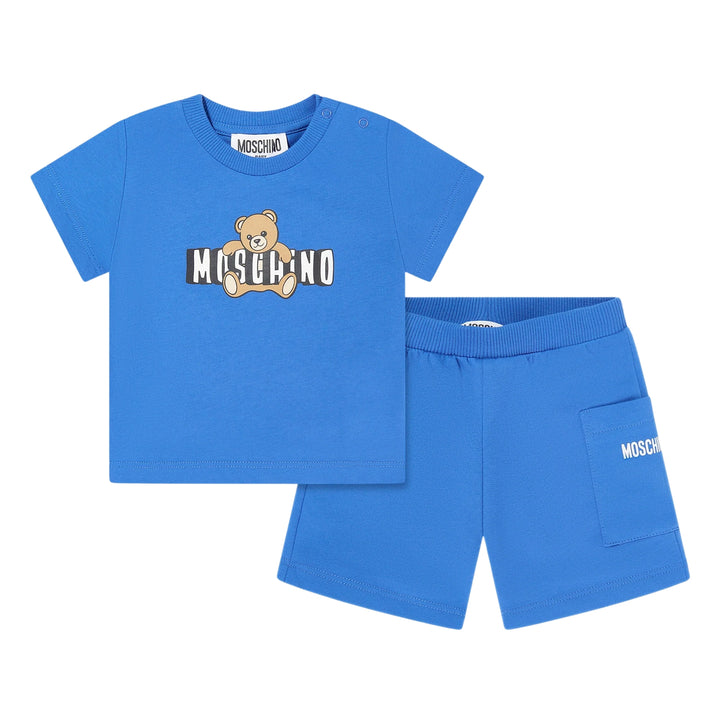 Moschino Baby Boys Royal Blue Ensemble