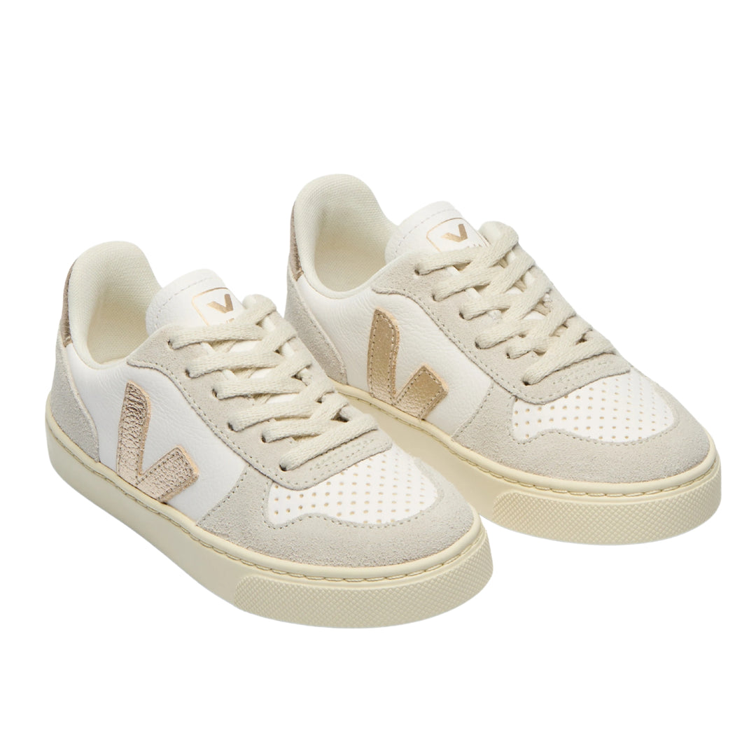 Veja V-10 Leather White Platine Natural Sneakers