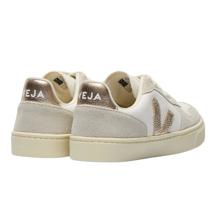 Veja V-10 Leather White Platine Natural Sneakers