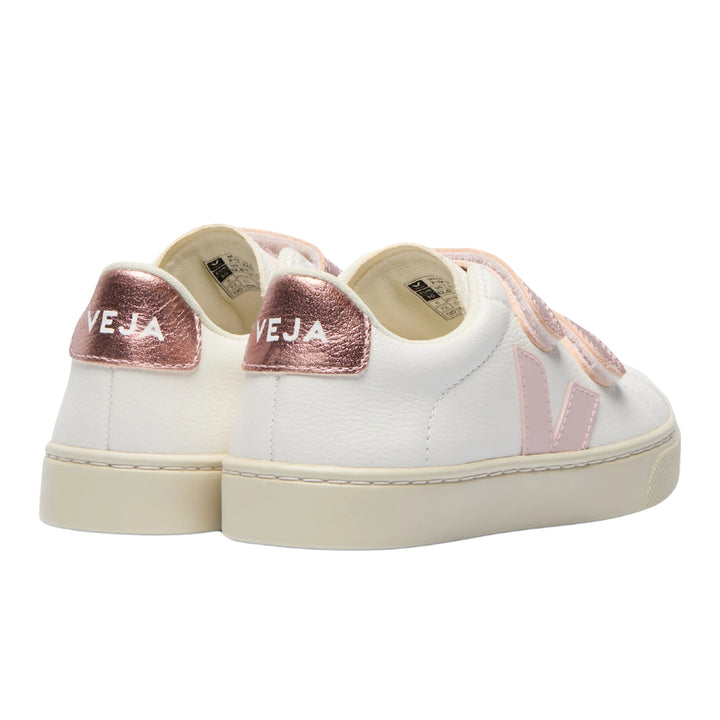 Veja Baby Girls Esplar Leather White Petal Nacre Sneakers
