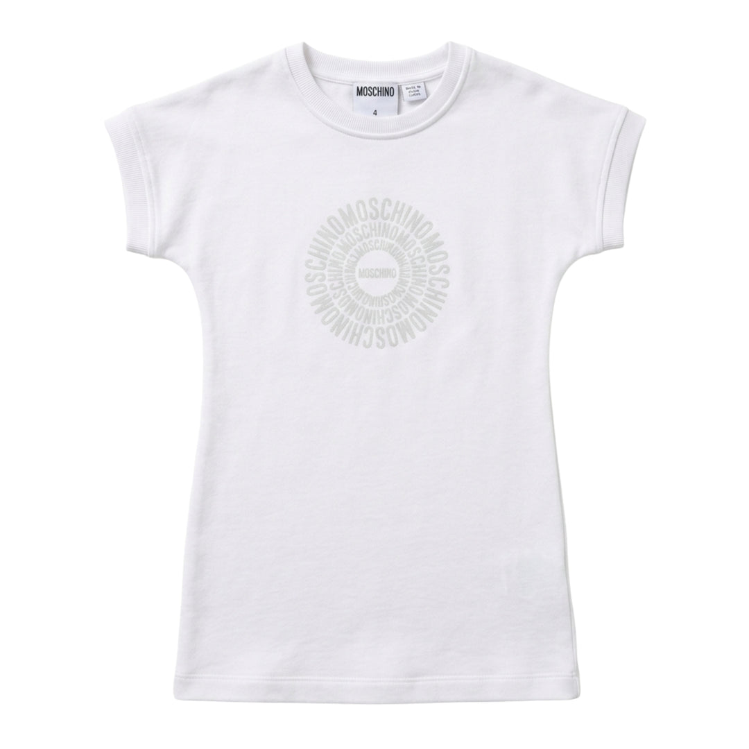 Moschino Spiral Logo Dress