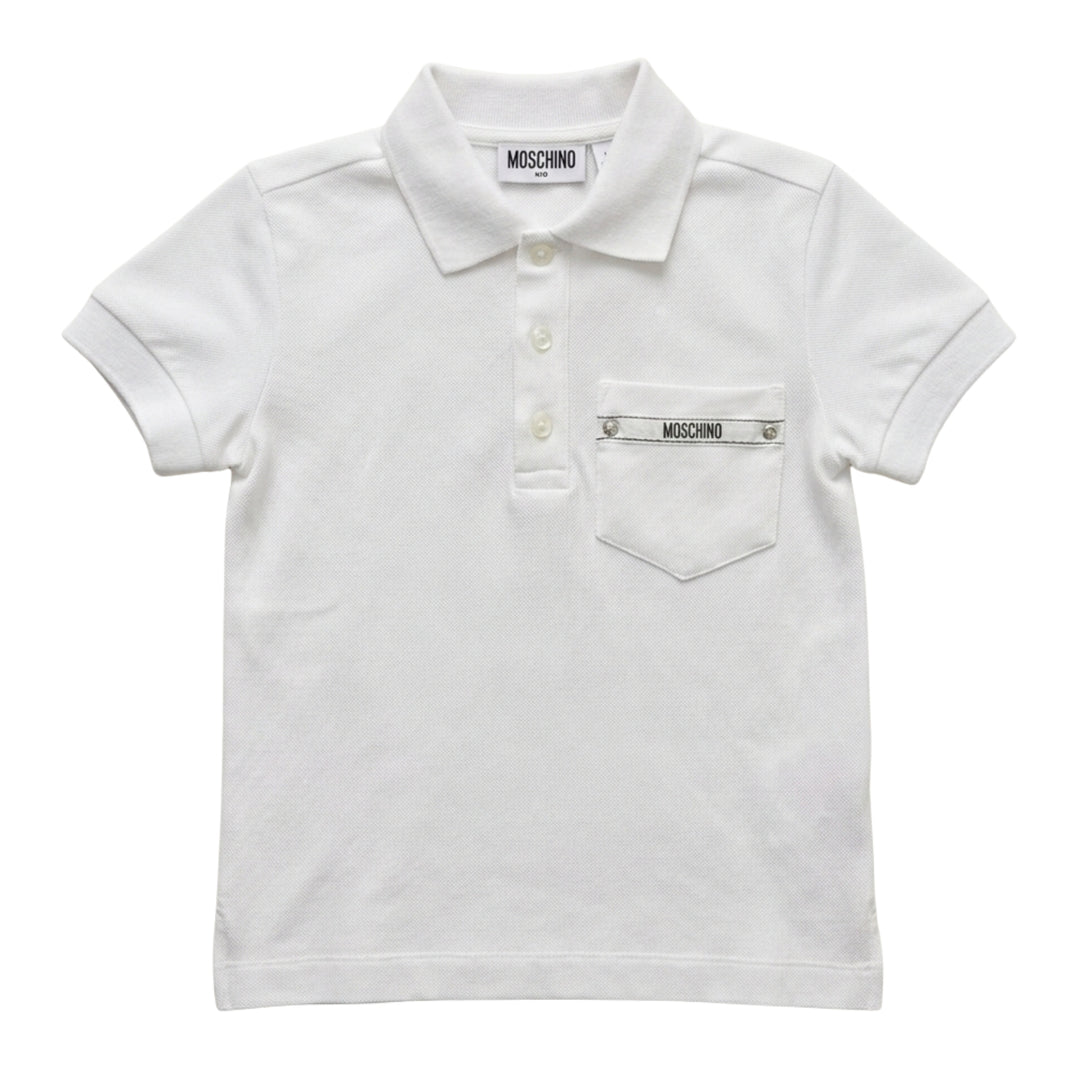 Moschino White Polo
