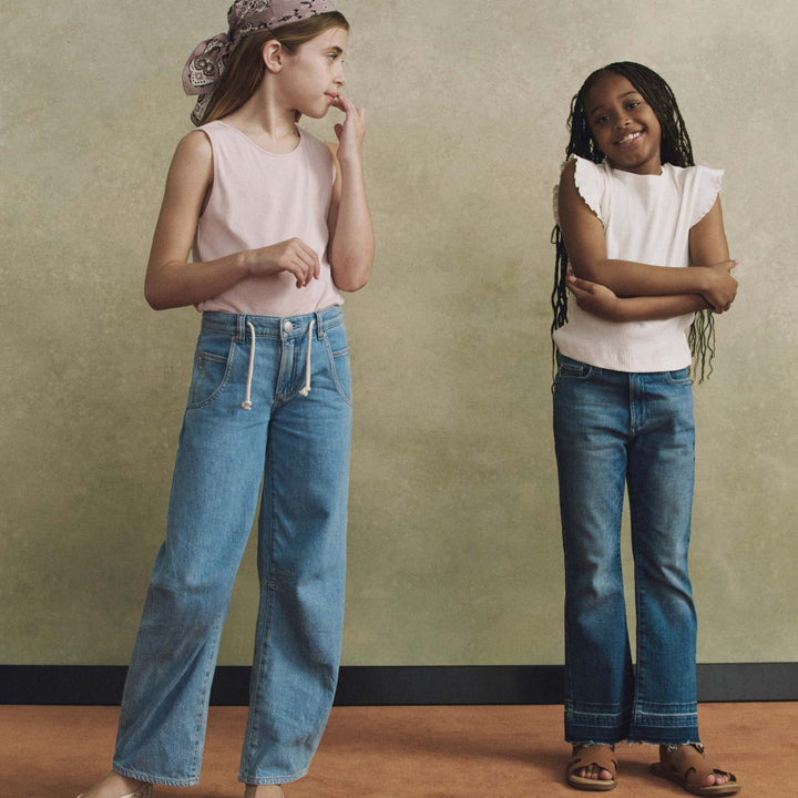 DL1961 Lilia Barrel Beachwave Drawcord Jeans