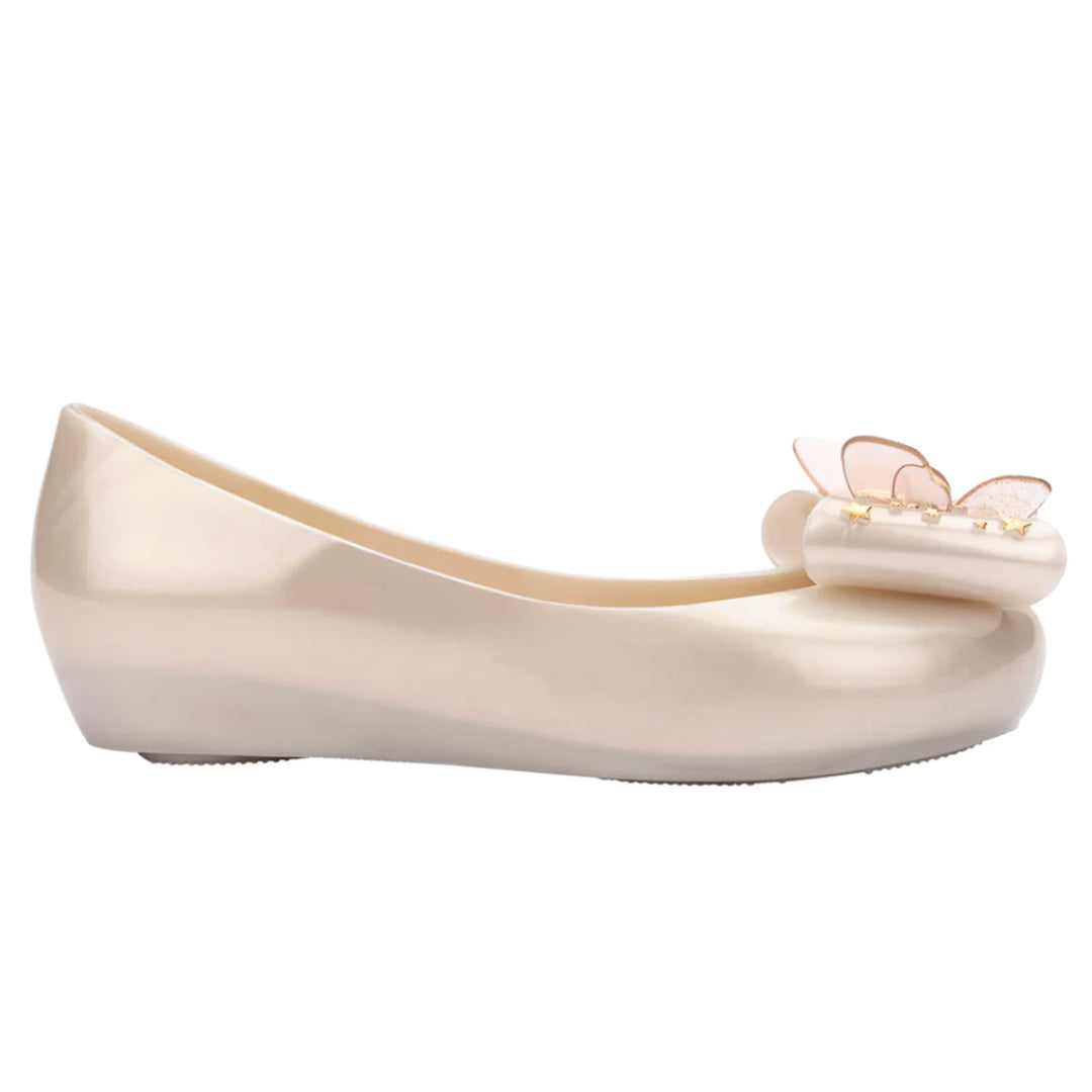 Mini Melissa Ultragirl Star II White Metallic