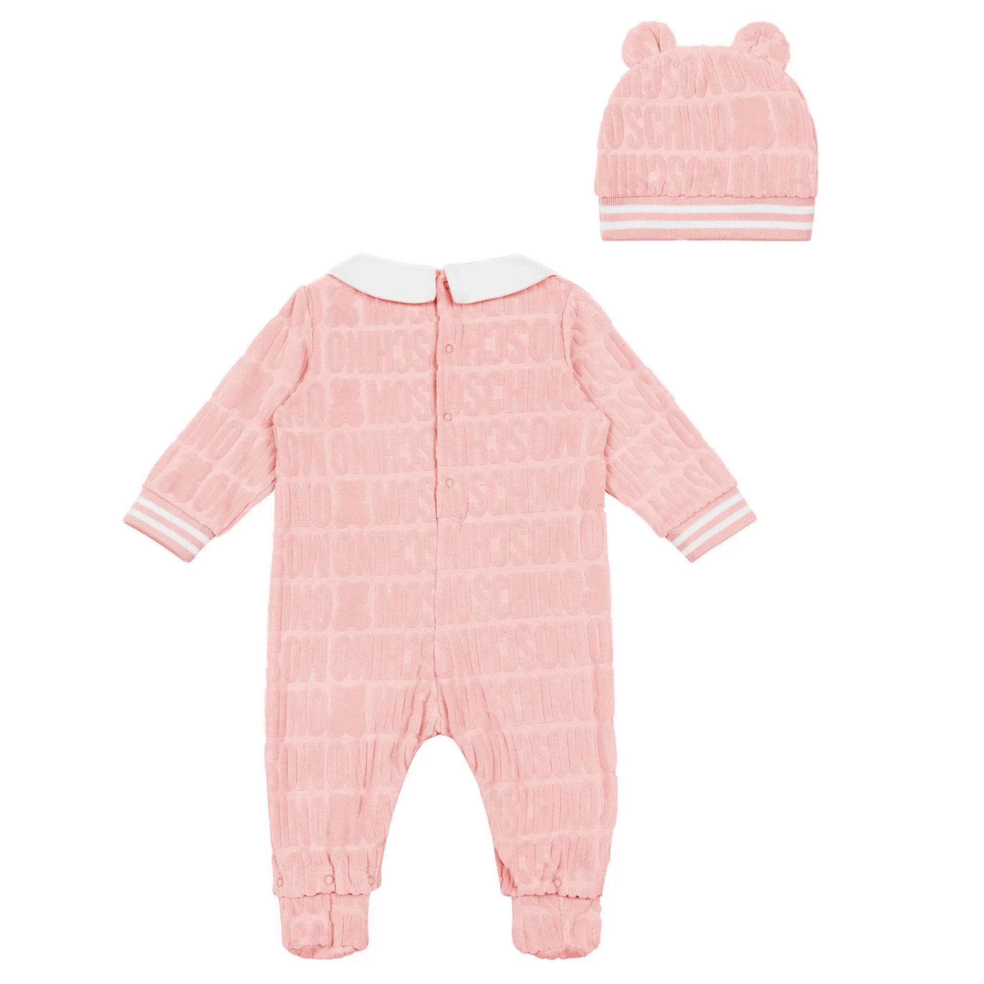 Moschino Baby Girls Velvet Teddy Pyjama Ensemble