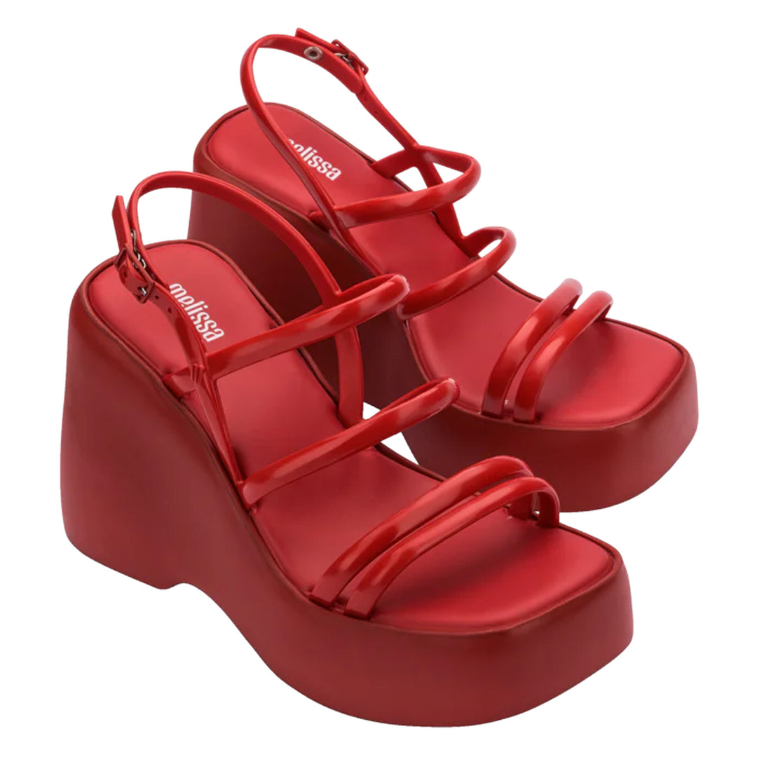 Melissa Womens Jessie Platform Red