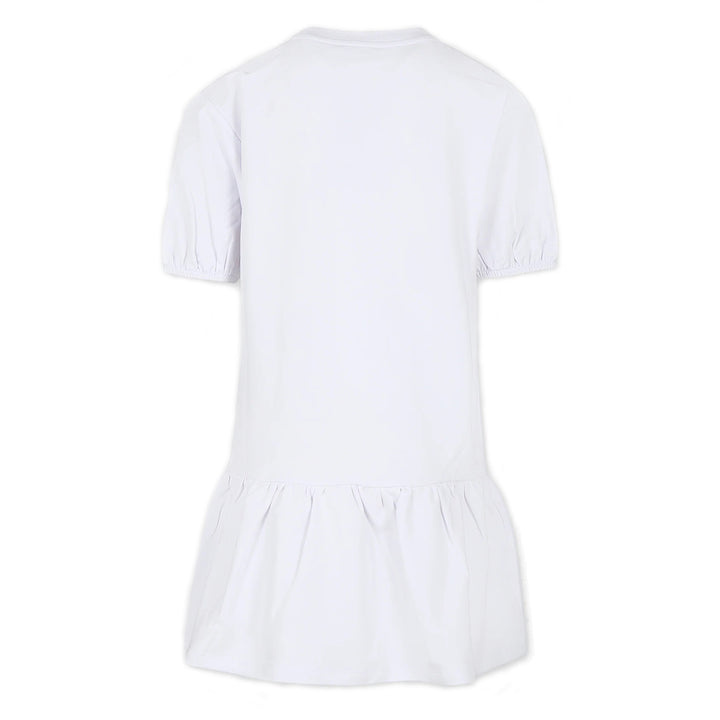 Moschino Climbing Bear White Dress