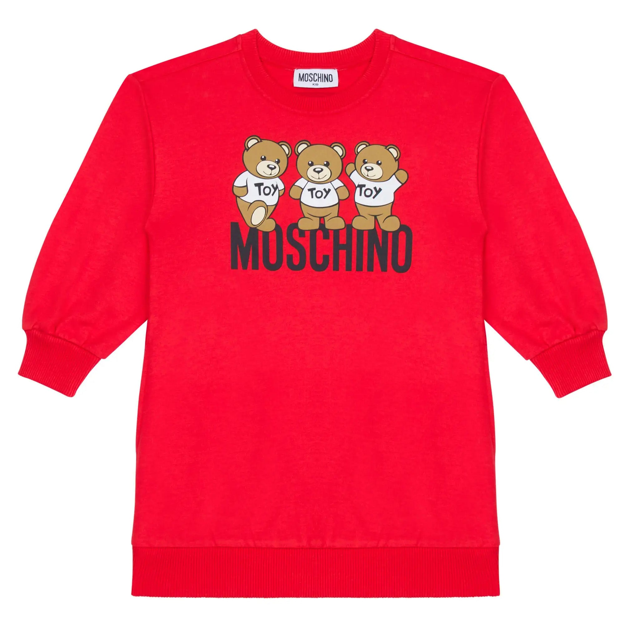 Moschino Triple Teddy Red Dress