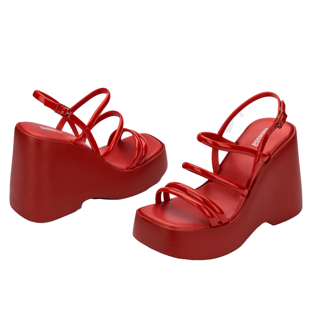 Melissa Womens Jessie Platform Red