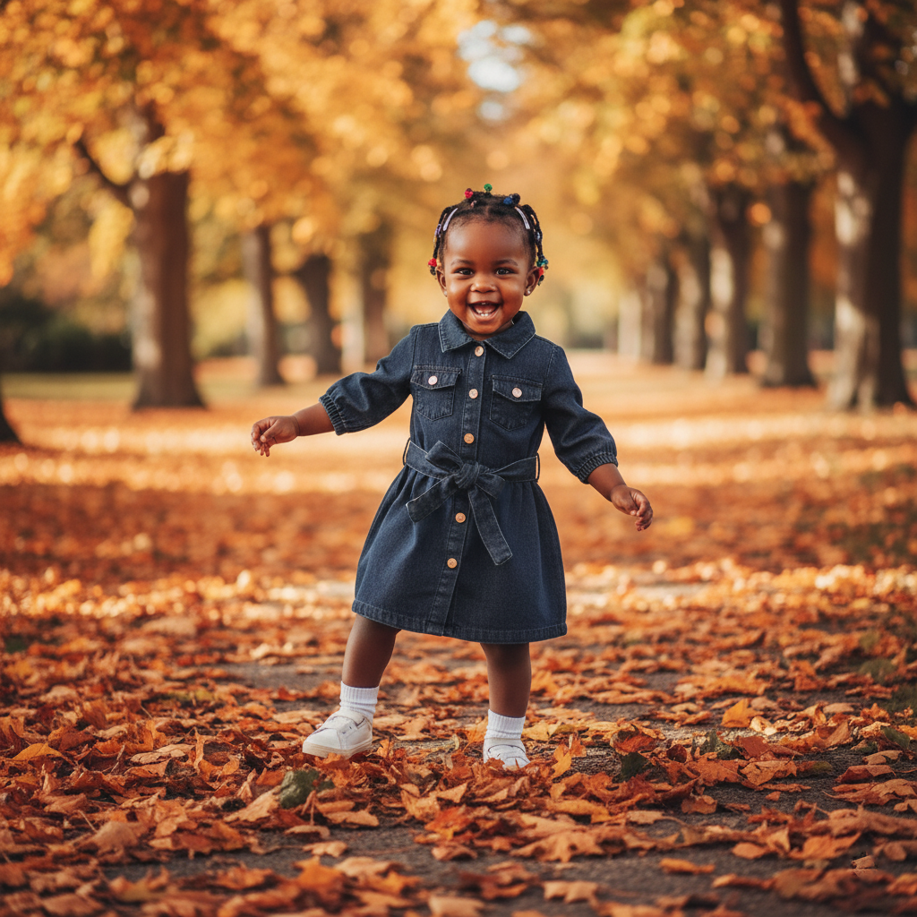 Michael Kors Baby Girls Denim Dress