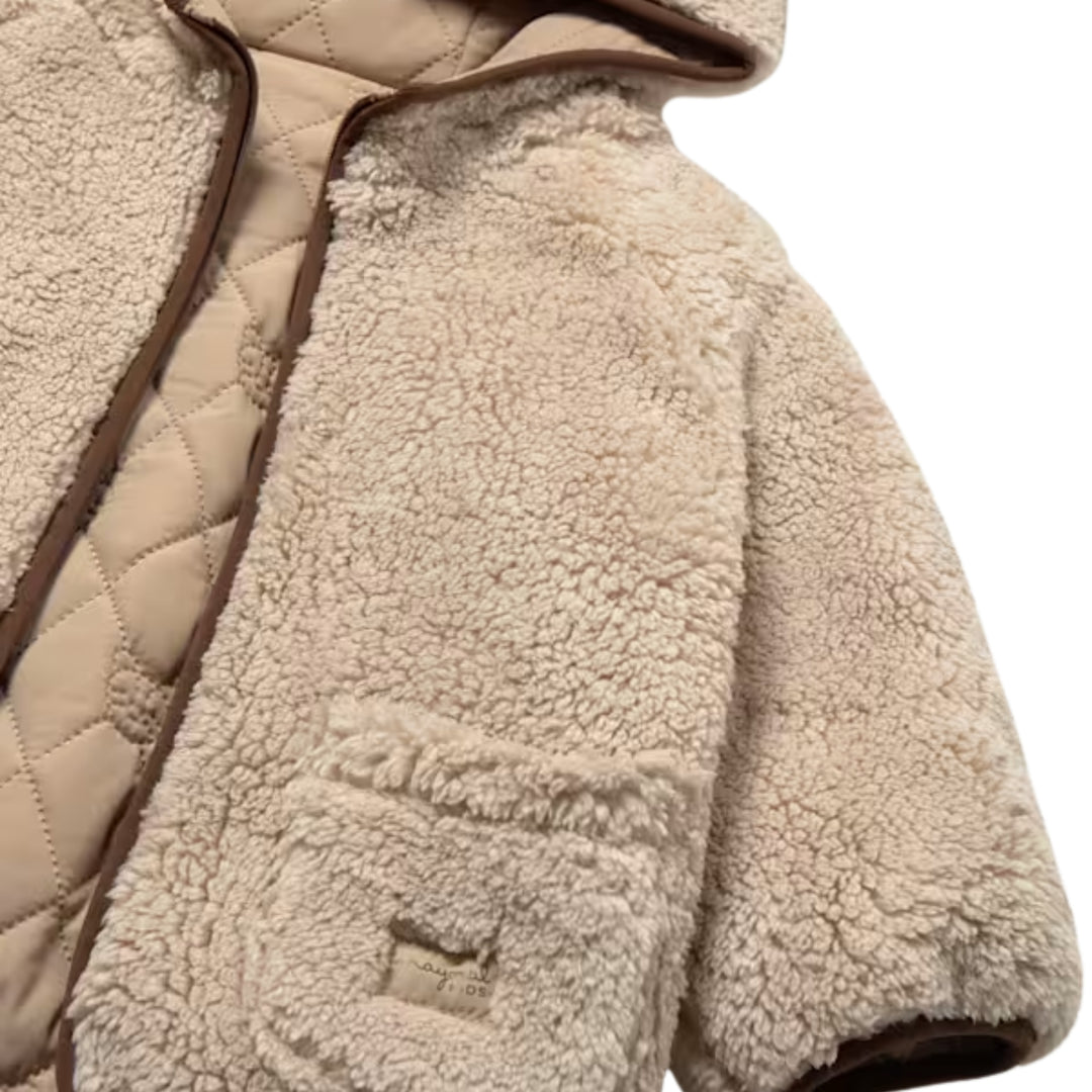 Mayoral Baby Reversible Sherpa Puffer Jacket