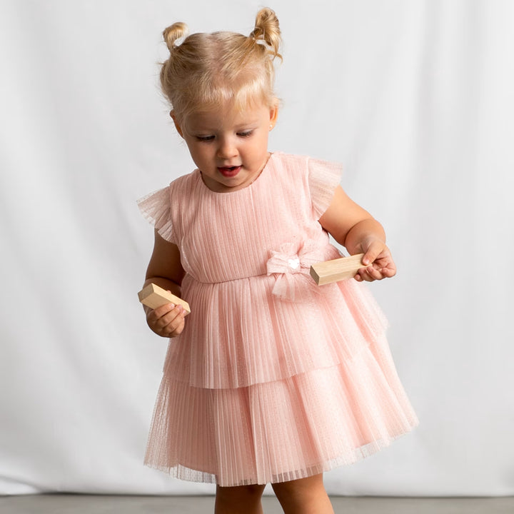 Mayoral Baby Girls Pleated Tulle Dress