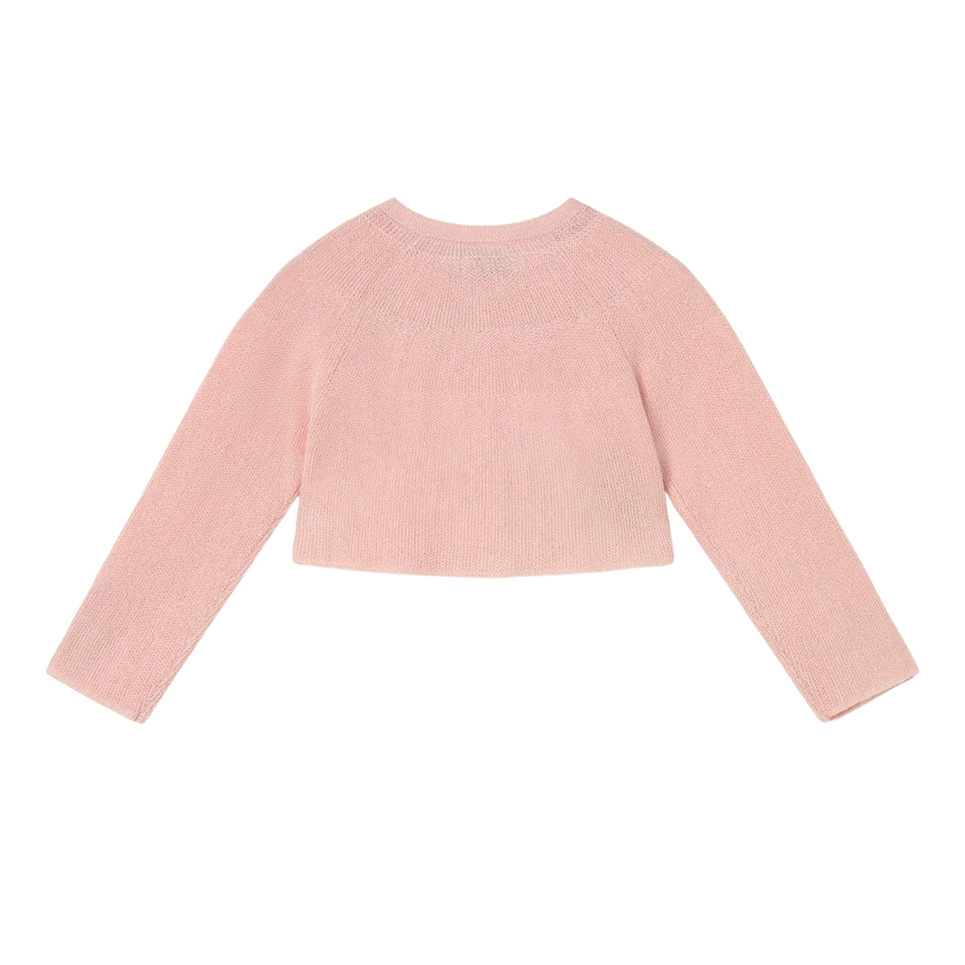 Mayoral Baby Girls Pink Crop Cardigan