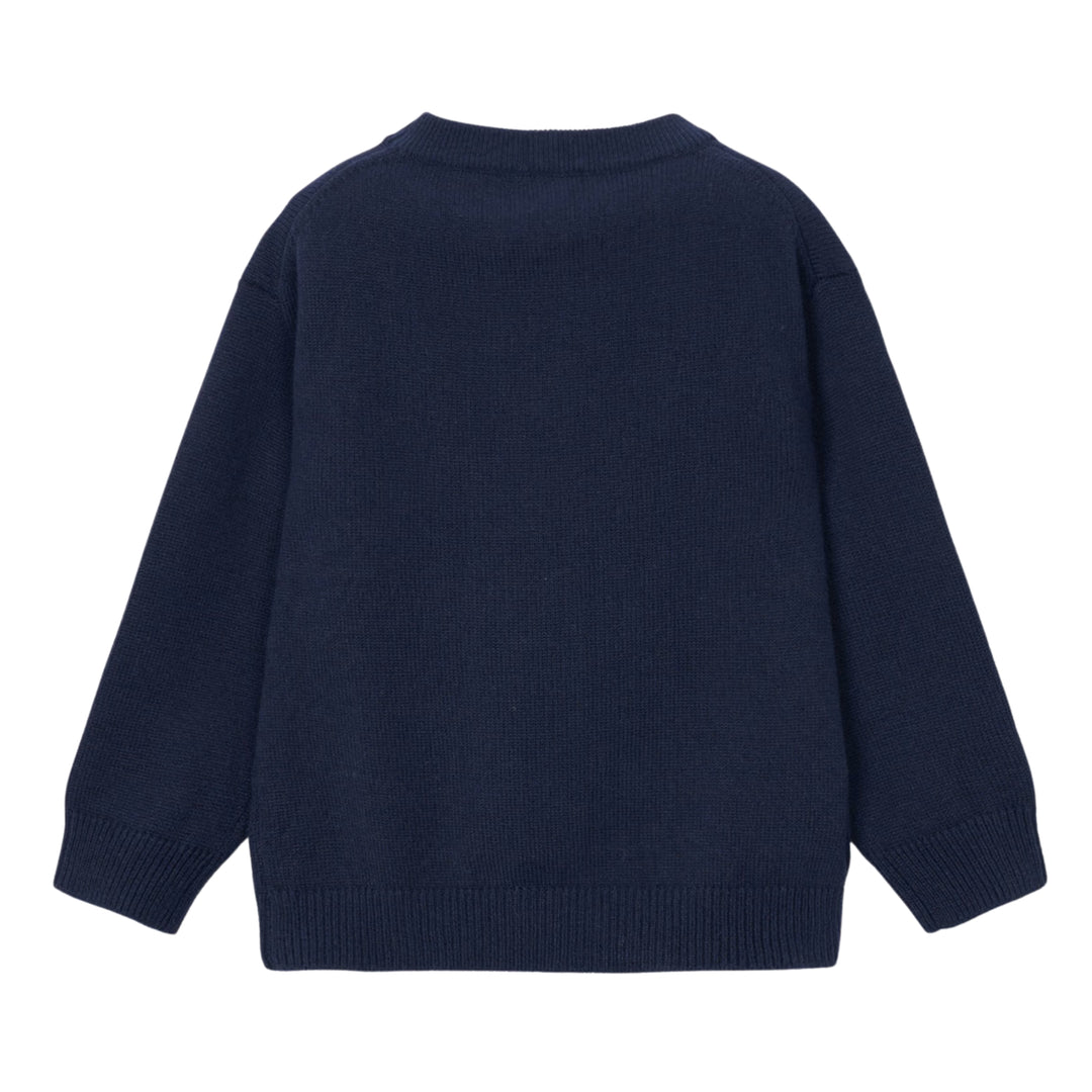 Mayoral Intarsia Navy Sweater