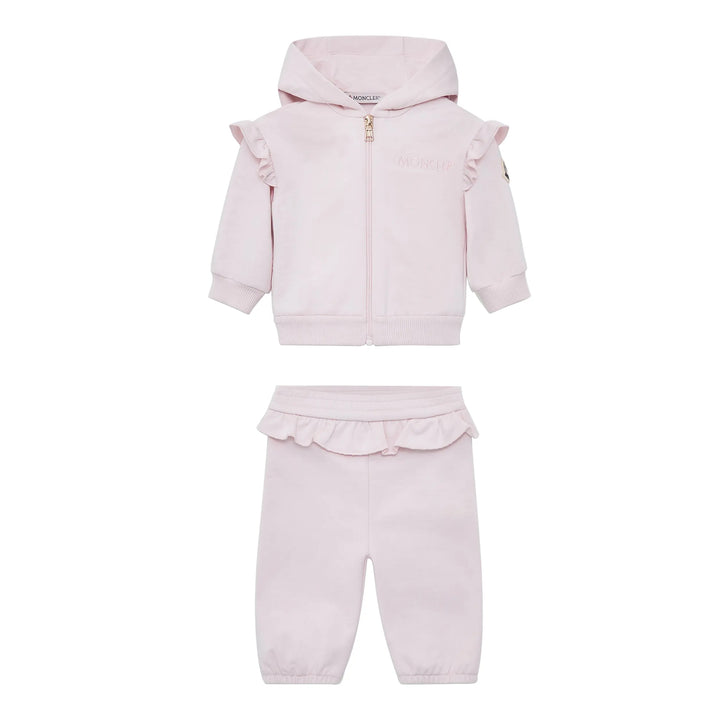 Moncler Baby Girls Pink Tracksuit