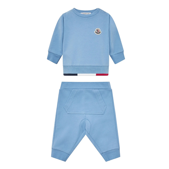 Moncler Baby Boys Blue Sweatsuit