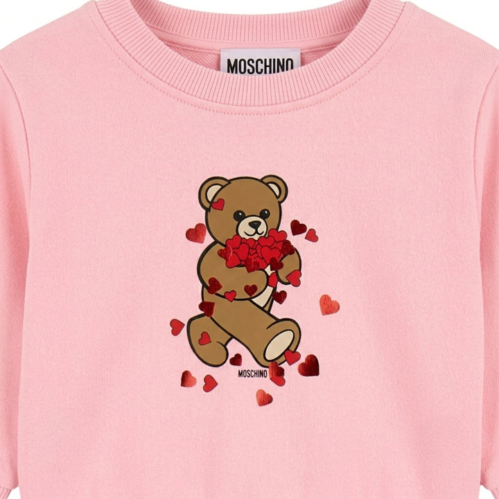 Moschino Heart Bear Pink Dress