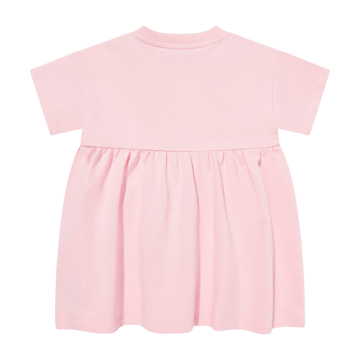 Moschino Baby Girls Bear Pocket Pink Dress