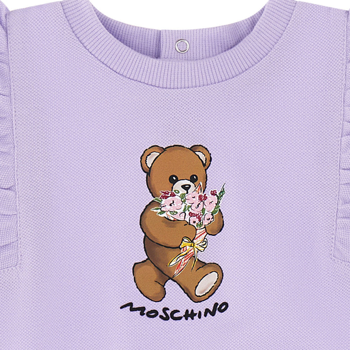 Moschino Baby Girls Bouquet Bear Dress