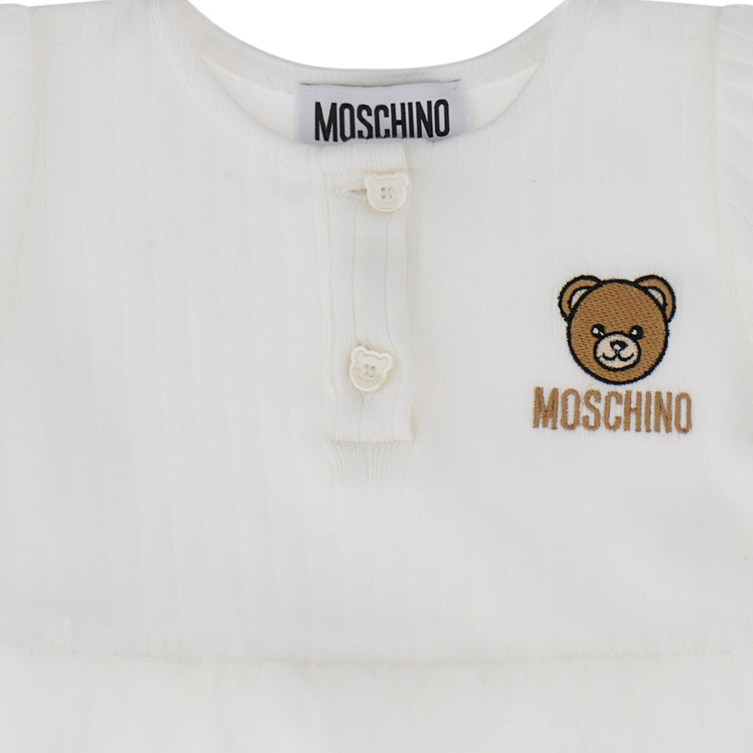 Moschino Baby Girls White Tulle Dress