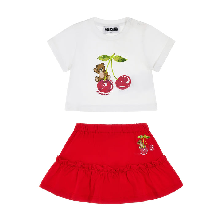 Moschino Baby Girls Cherry Ensemble
